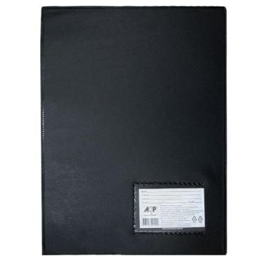 Imagem de Pasta Catálogo A4 245 x 335mm preto c/ visor 50 Envelopes ACP