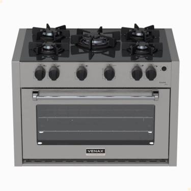 Imagem de Fogão De Embutir 5 Bocas Venax Gaudi Line Inox 88,3L Gás Automático Bivolt 30305