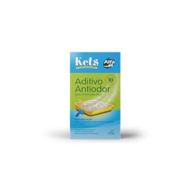 Imagem de Aditivo Antiodor para Areia Sanitária, Pacote de 500g, Linha Kets, Alfapet