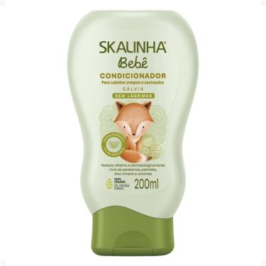 Imagem de Condicionador Skalinha Bebê Com Sálvia Para Cabelos Crespos e Cacheados 200ml