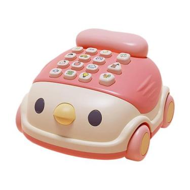Imagem de Simulação Infantil Telefone Brinquedo Quebra-cabeça Bebê Música Telefo