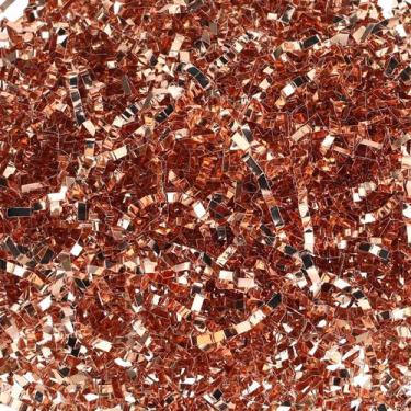 Imagem de Enchimento de presente em papel dourado rosa picado Fulmoon de 1,35 kg