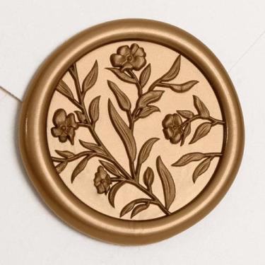 Imagem de Adesivos Wax Seal Convite de casamento floral 3D UNIQOOO x50