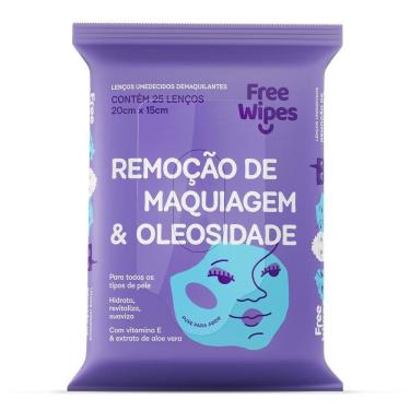Imagem de Lenço Umedecido Demaquilante Free Wipes - 25 Lenços