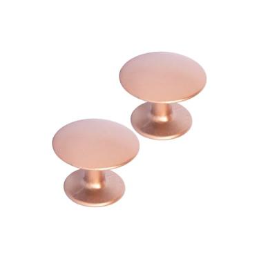 Imagem de Puxador Armario Porta 23mm Furo Único Para Gaveta Moveis (6, Cobre Fosco)