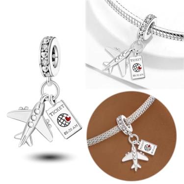 Imagem de 1 peça de berloque de prata elegante para mulheres, faça você mesmo e roupa diária combinando joias decoração presente para mamãe, 27.46*19.4mm, Prata, Sem Pedra Preciosa