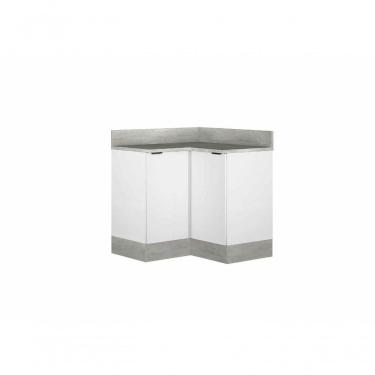 Imagem de Balcão De Canto Cozinhas Itatiaia Exclusive 2 Portas Branco Cdm