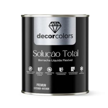 Imagem de DECOR COLORS Tinta Borracha Líquida Solução Total 4,3kg (Branca)