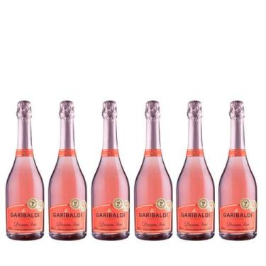 Imagem de Espumante Brut Rose Prosecco Garibaldi 750ml Caixa c/ 6un