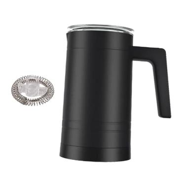 Imagem de Ｂｅｓｇａ Aquecedor e espumador elétrico de 350 ml (11,8 oz), ideal para preparar café latte macchiato e como presente, Preto