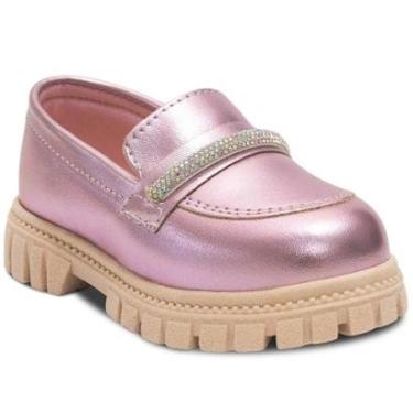 Imagem de Mocassim Infantil Menina 22 Ao 27 Sapato Tratorado 23.01i-Feminino