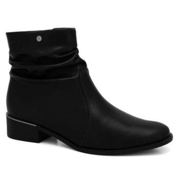 Imagem de Bota Feminina Ramarim Cano Curto Slouch Detalhe Franzido-Feminino