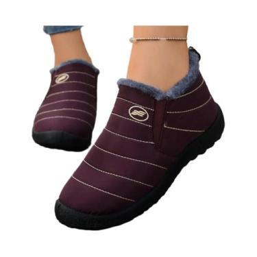 Imagem de Botas Femininas De Algodão, Outono Inverno, Quentes, Confortáveis, Ant