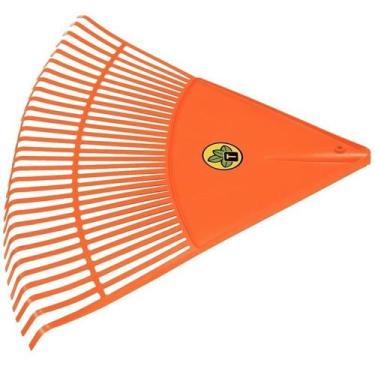 Imagem de Vassoura Plástica Tramontina Laranja com 30 Dentes sem Cabo, Sem cabo