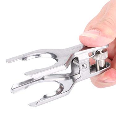 Imagem de HEEPDD Braçadeiras para Copo de Laboratório Braçadeira de Laboratório para Hospitais, Clínicas, Salões de Beleza, Aderência Segura para Destilação, Refluxo, Vidraria, Esférica, Aço Inoxidável 35#,