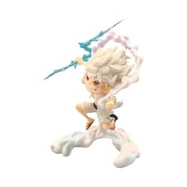 Imagem de Figurinha Colecionável Infantil ONE PIECE Luffy Sanji Versão Q Sentado