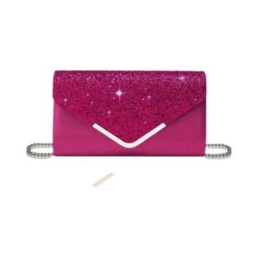Imagem de Bolsa De Mão Elegante E Brilhante Para Mulheres, Clutch De Festa, Casa