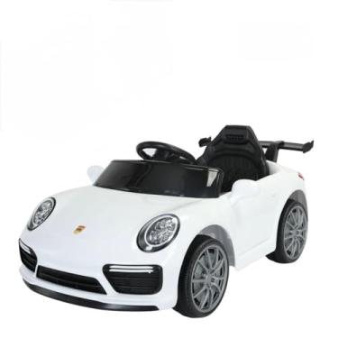 Imagem de Mini Carro Elétrico Infantil 6v Branco Com Luzes E Música - BW402BR