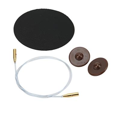 Imagem de Linha de conexão de agulha de tricô Ergonômico Plástico leve Fácil de usar Conector de pino substituível para tecelagem de crochê Tapetes Almofadas de sofá 1 conjunto