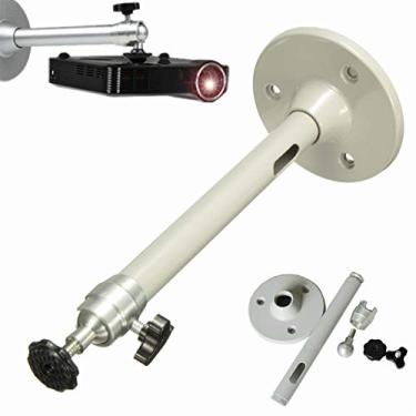 Imagem de XIANGGUI 1983 Suporte para projetor doméstico 360 graus ajustável para projetor de teto Suporte de liga de alumínio 22 cm Mini suporte de projetor de parede