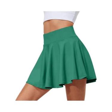 Imagem de Saia De Tênis Plissada De Cintura Alta Para Mulheres, Rápido Secagem, 