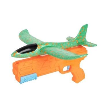 Imagem de Brinquedo De Avião De Espuma Para Crianças Com Lançador De Arma De Eje