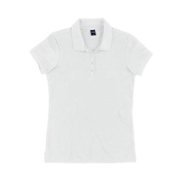 Imagem de Camisa Polo Básica Slim Em Malha Piquê Feminina-Feminino