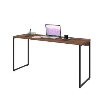 Imagem de Mesa Para Escritório E Home Office Industrial Aspen 150 Cm C01 Nogal - Lyam Decor