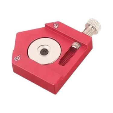 Imagem de Régua De Ângulo De Aço 45 60 90 Graus Com Bloco De Posicionamento, Esq