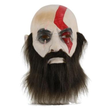 Imagem de Máscara Kratos Gods of War Party Full Face Halloween Cosplay - yiweisa