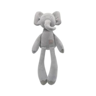 Imagem de Brinquedo de pelúcia de elefante de pelúcia para crianças, pernas long