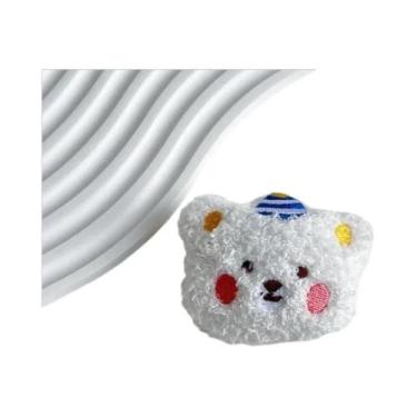 Imagem de Suporte De Celular De Pelúcia Urso Fofo Dobrável Para iPhone Samsung -