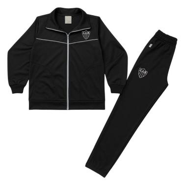 Imagem de Conjunto Agasalho Atlético MG Infantil Jaqueta e Calça
