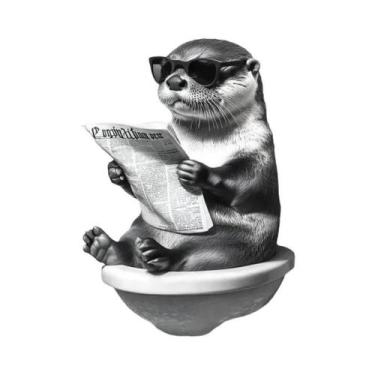 Imagem de Pôster De Lona Moderno Para Decoração De Sala De Estar: Animais Engraç