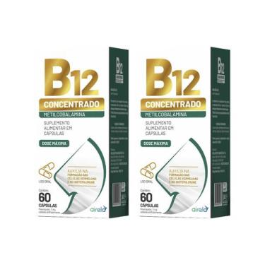 Imagem de B12 Concentrado Metilcobalamina Airela 60 Comprimidos - Kit 2 Un