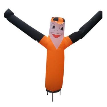 Imagem de Boneco Biruta c/ Exaustor - AG Ramos, Laranja c/ Preto