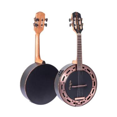 Imagem de Banjo Eletroacústico Ativo Marquês Baj-221bkseq Preto-rosé