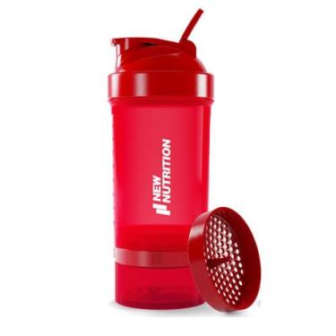 Imagem de Coqueteleira 3 Partes - 500ml Vermelho - NewNutrition
