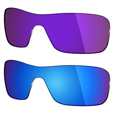 Imagem de 2 pares de lentes polarizadas de substituição da Mryok para óculos de sol Oakley Turbine Rotor – Opções