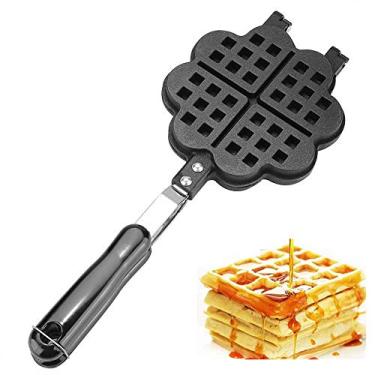 Imagem de Yajun Forma antiaderente para fazer waffles para bolo, muffins, molde de biscoito, assadeira, máquina de fazer waffle, P