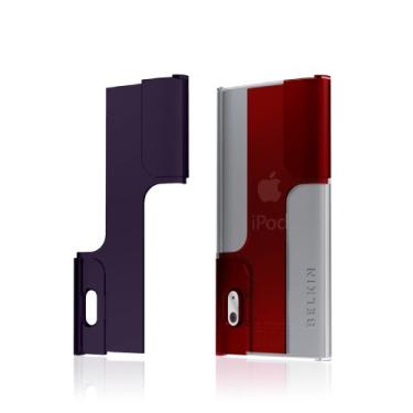 Imagem de Belkin BodyGuard Hue Case for Apple iPod Nano 5th Generation (Clear/Garnet/Perfect Plum)