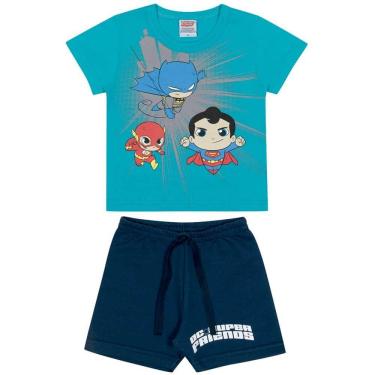 Imagem de Conjunto Infantil Manga Curta Estampado Masculino Marlan Ref: C4003  P/G