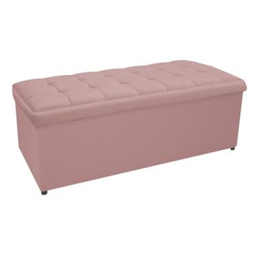 Imagem de Calçadeira Copenhague 160 Cm Queen Size Suede Rosê