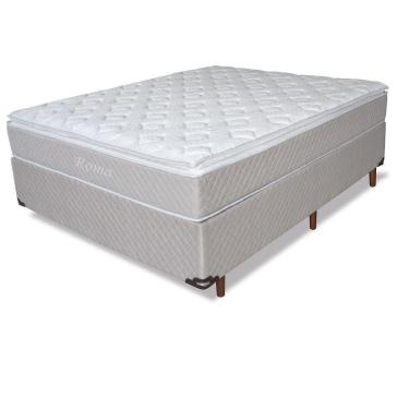 Imagem de Conjunto Box Casal Molas Ensacadas Roma Umaflex