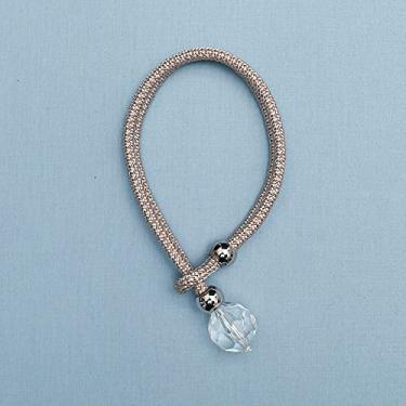 Imagem de Fivela magnética de alça de cortina de cristal sem instalação de perfuração fivela magnética de cortina simples fivela de corda de cânhamo fivela de cortina tiebacks, T7,4 pcs