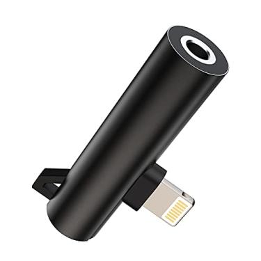 Imagem de zoyuzan Adaptador de fone de ouvido compatível com Lightning para conector de áudio auxiliar de 3,5 mm e carregador dongle divisor de fone de ouvido compatível com iPhone 11 12 xr x 8Plus para iPad