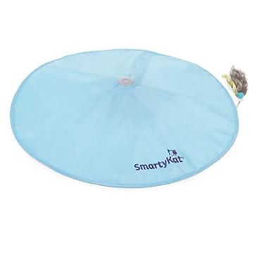 Imagem de SmartyKat Hot Pursuit Brinquedo eletrônico de movimento oculto para gatos, alimentado por bateria - azul, tamanho único