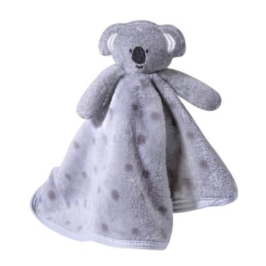 Imagem de Naninha para Bebê Cheirinho Microfibra 36x36cm Bordado Papi Friends (Coala Bob)