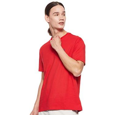 Imagem de Polo Ralph Lauren Camiseta masculina de manga curta com gola redonda e modelagem clássica, Rl2000 Vermelho, M