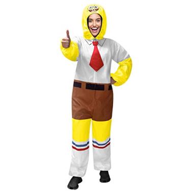 Imagem de Rubies Macacão unissex adulto clássico Bob Esponja confortável, Conforme mostrado., P-M